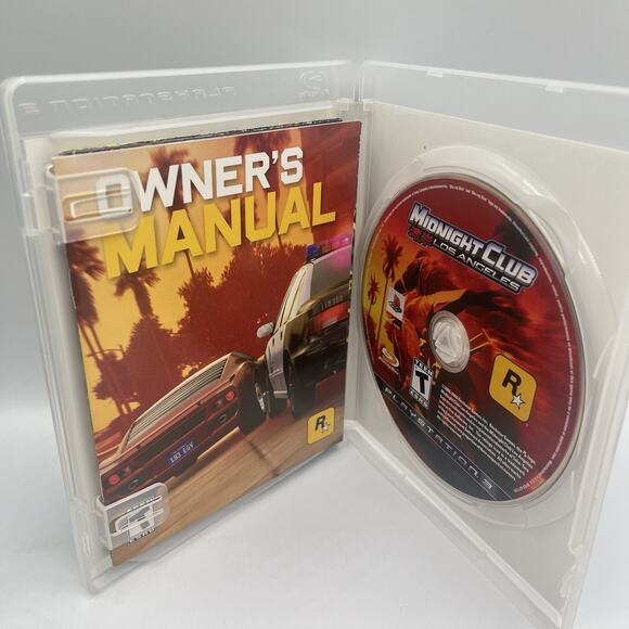 Midnight Club: Los Angeles (Sony PlayStation 3 PS3 Game, 2008) CIB Tested - Picture 3 of 11